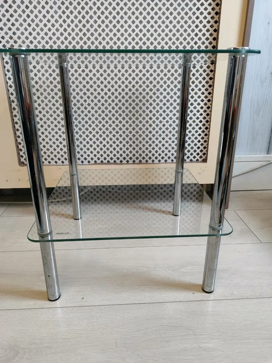 Glass Side Table - Image 1