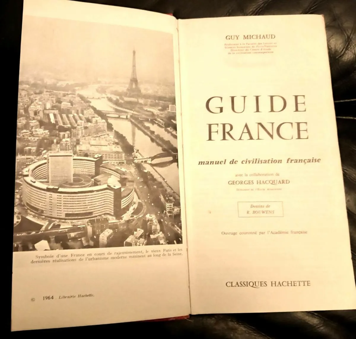 France Guide 1964 Vintage Book - Image 2