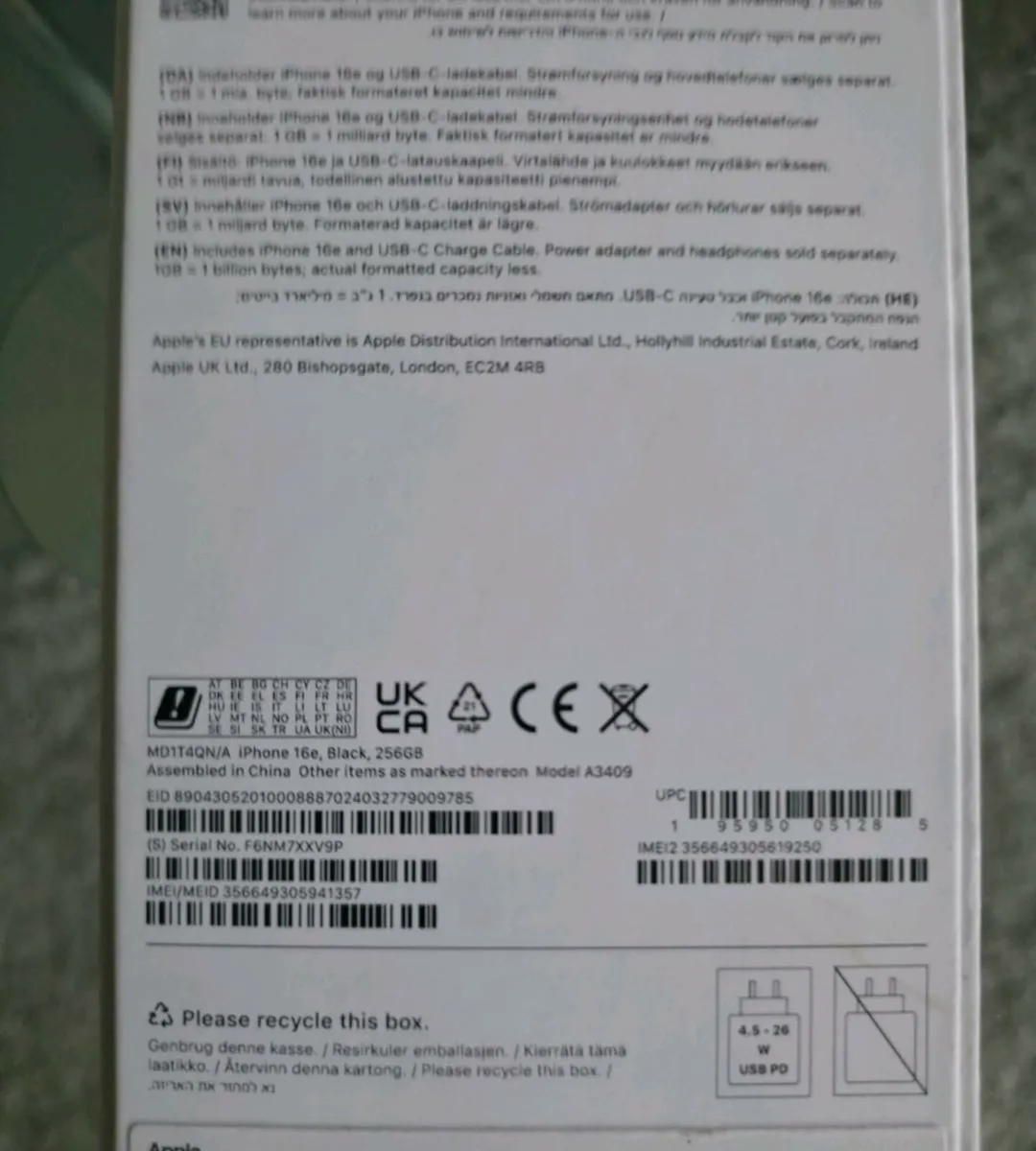 Apple Iphone 16e 256GB - Image 2