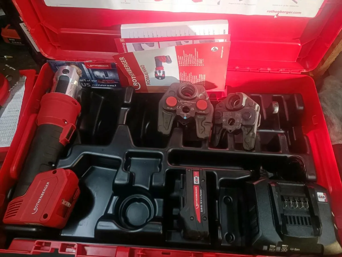 Rothenberger romax nano press. Brad new