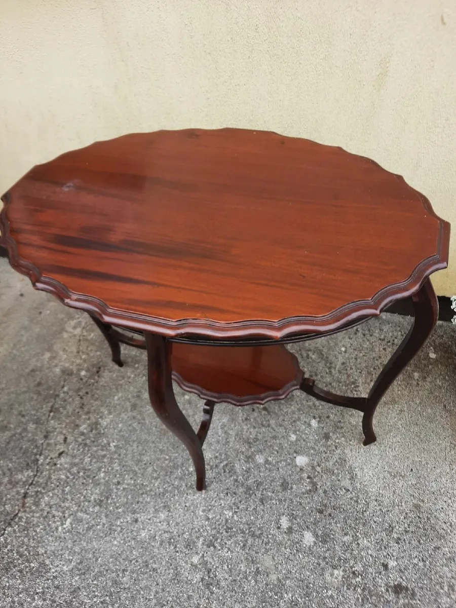 Antique window table - Image 4