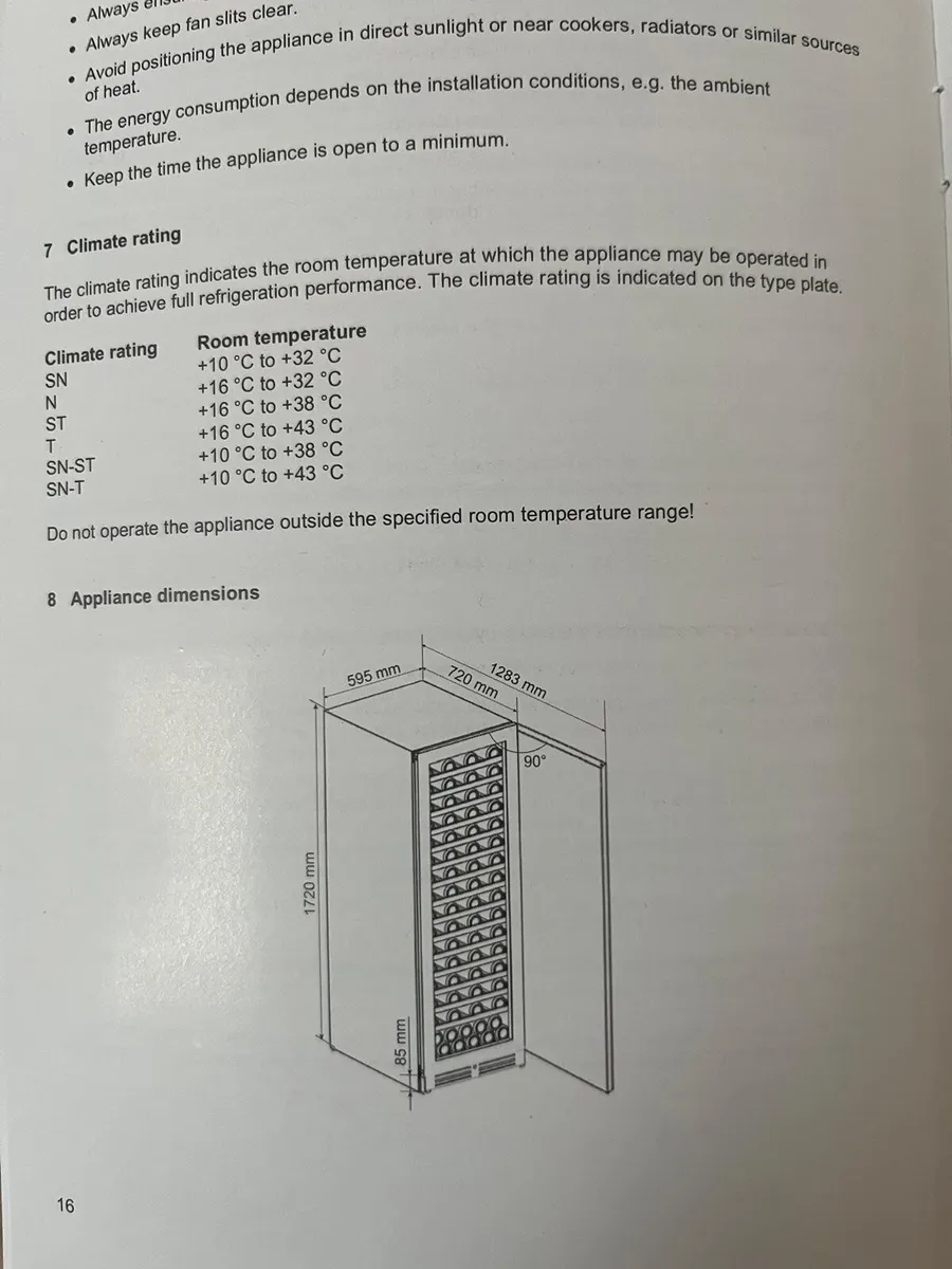 New Swiss Cave Dual Wine Fridge - Image 4