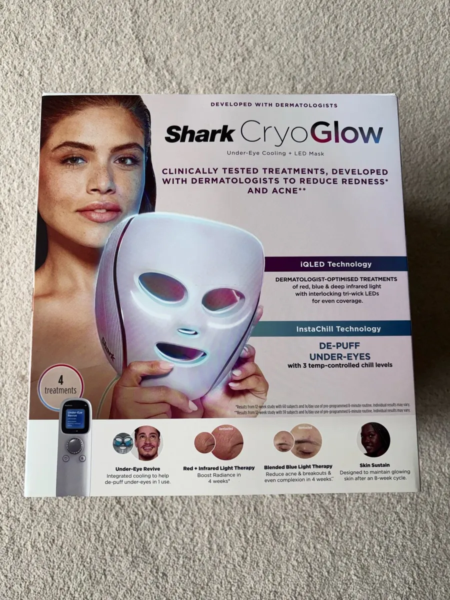 Shark Cryo-Glow Under Eye Cooling Mask Brand New - Image 1
