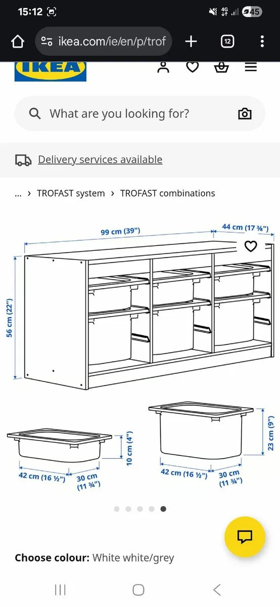 Trofast Ikea storage unit. - Image 4