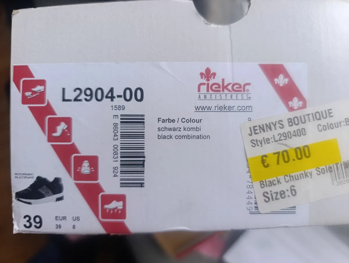 Rieker shoes size 6 - Image 4
