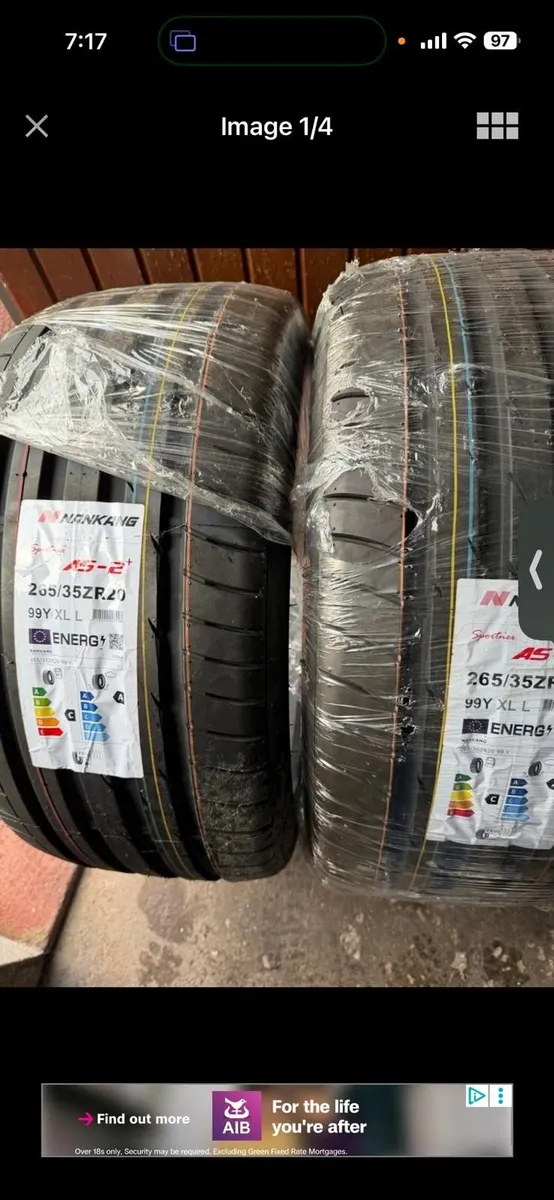 AS2 Tyres 265/35ZR20 - Image 1