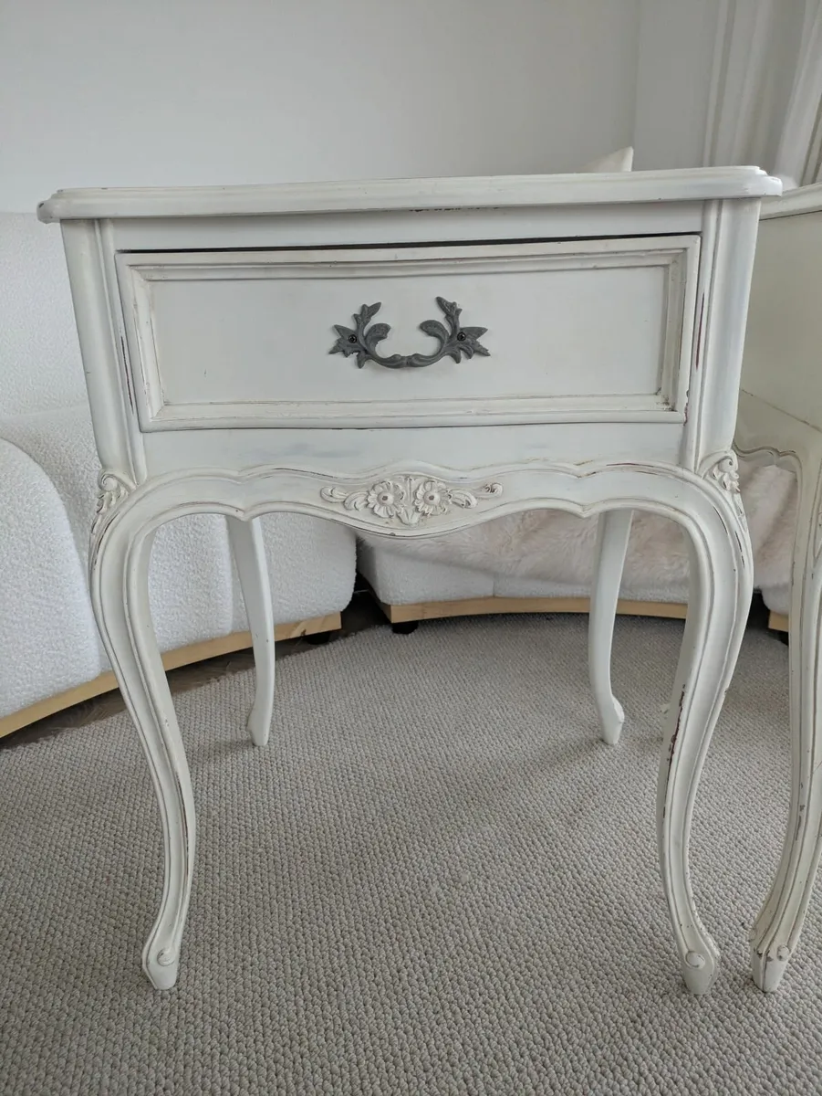 Laura Ashley French Style Bedside Tables - Image 2
