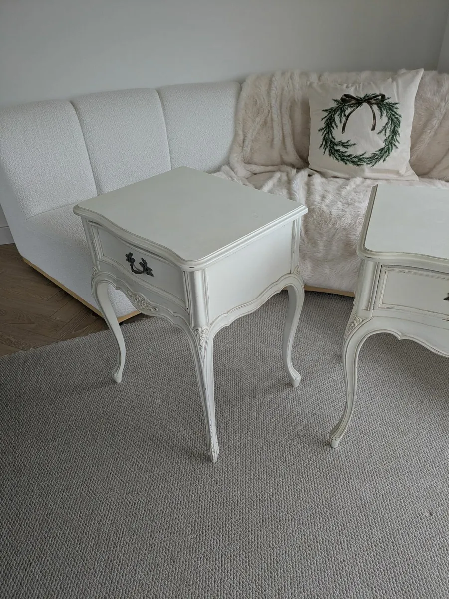 Laura Ashley French Style Bedside Tables - Image 4