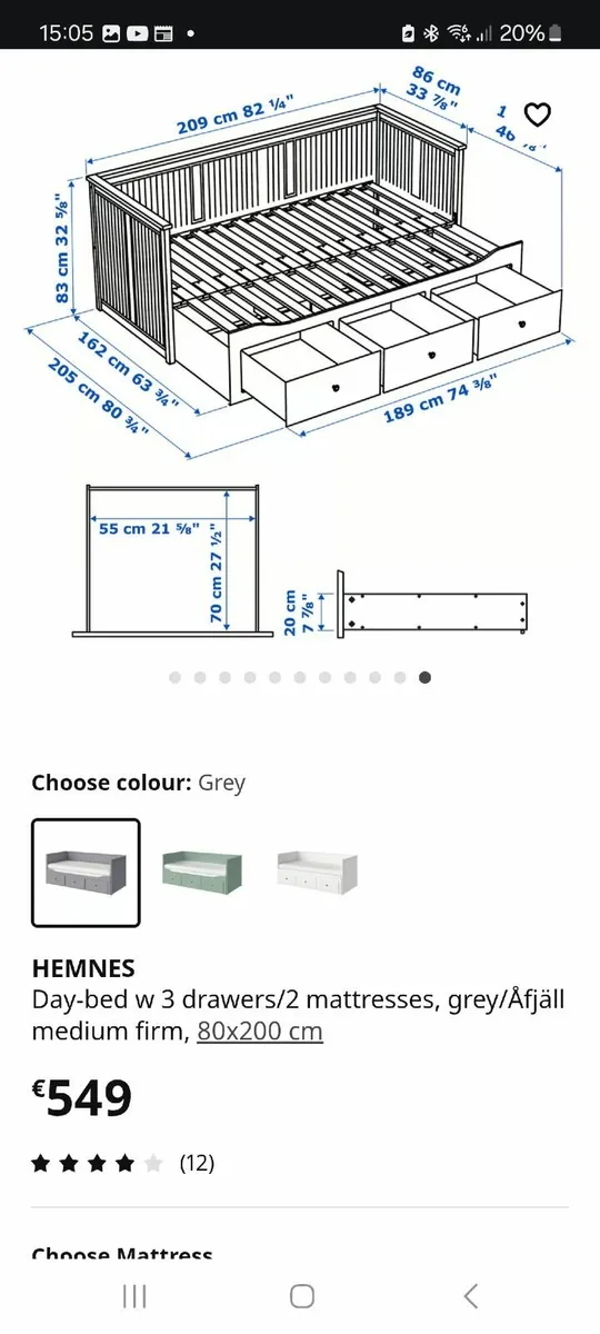 Ikea day bed - Image 3