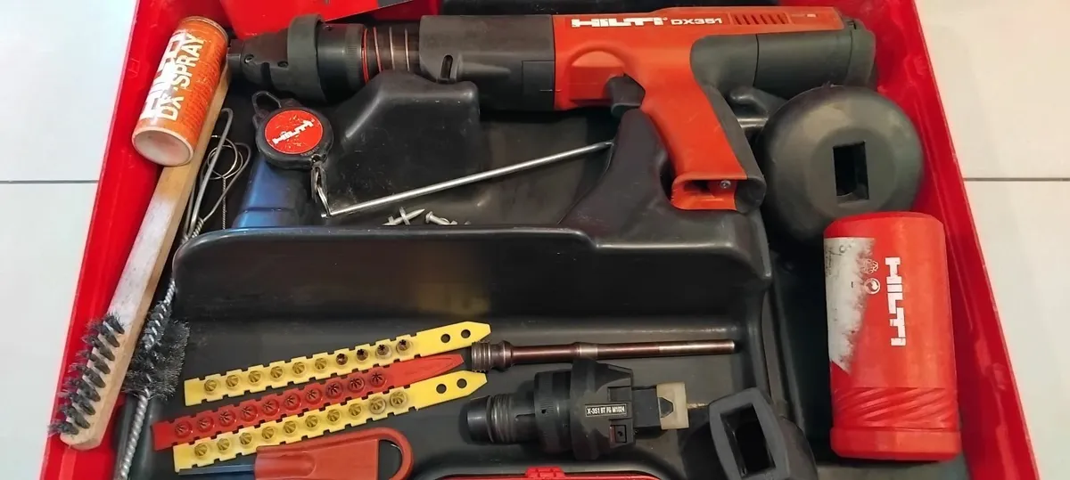 Hilti DX351 Powder Actuated Nail Gun "Serviced" - Image 1