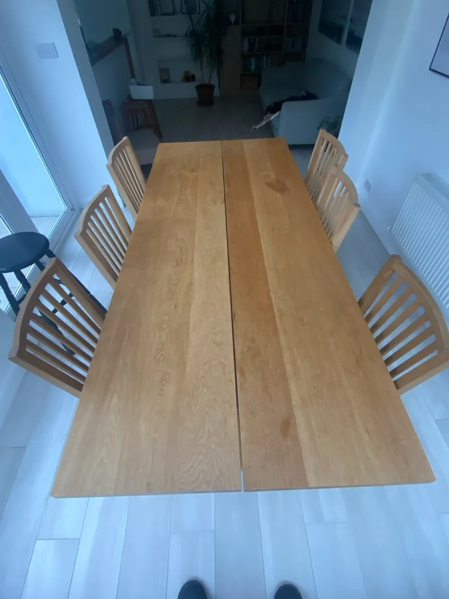 Table and 4 dining chairs - Image 3