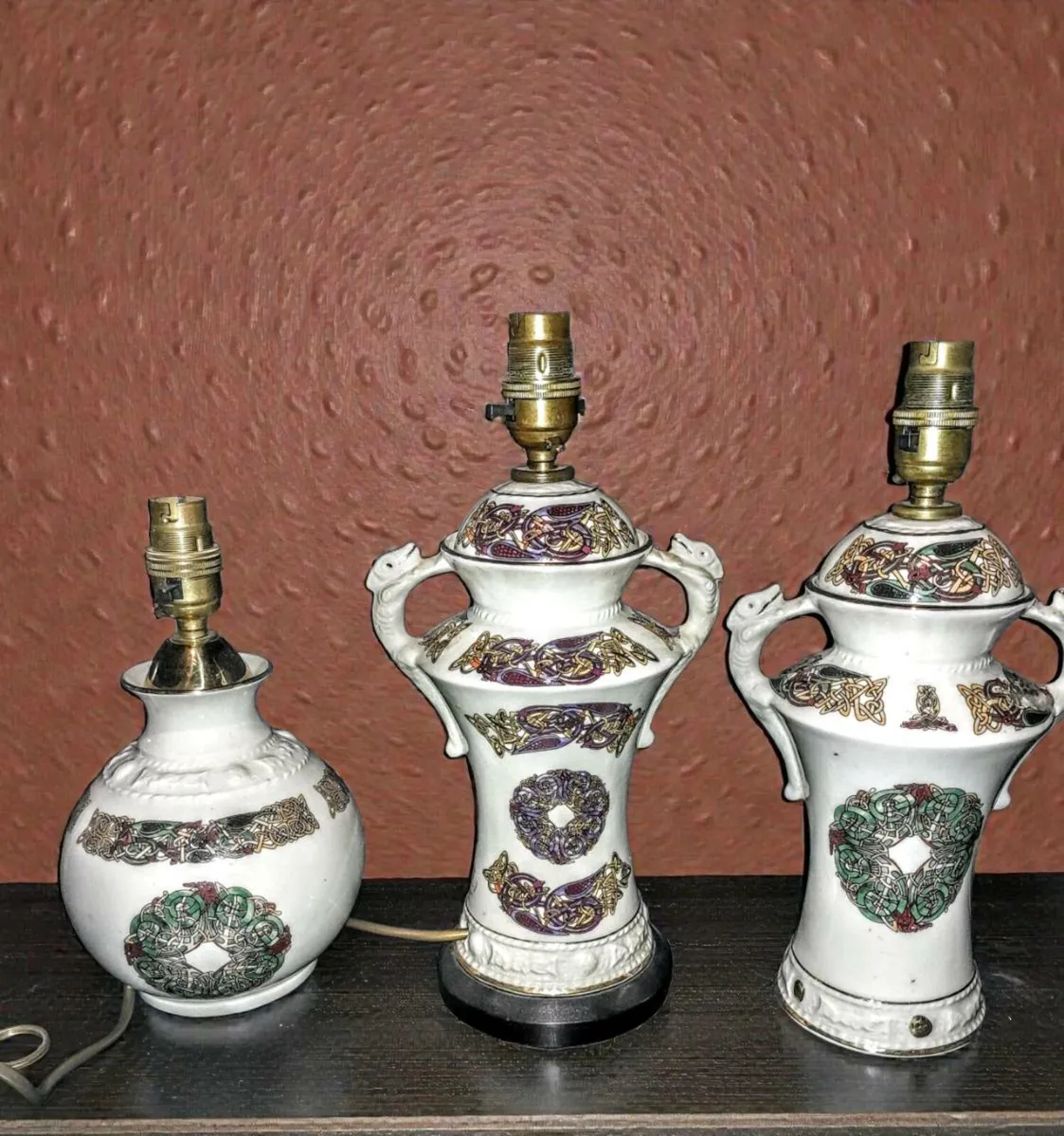 3 x Cre Galway lamps - Image 1