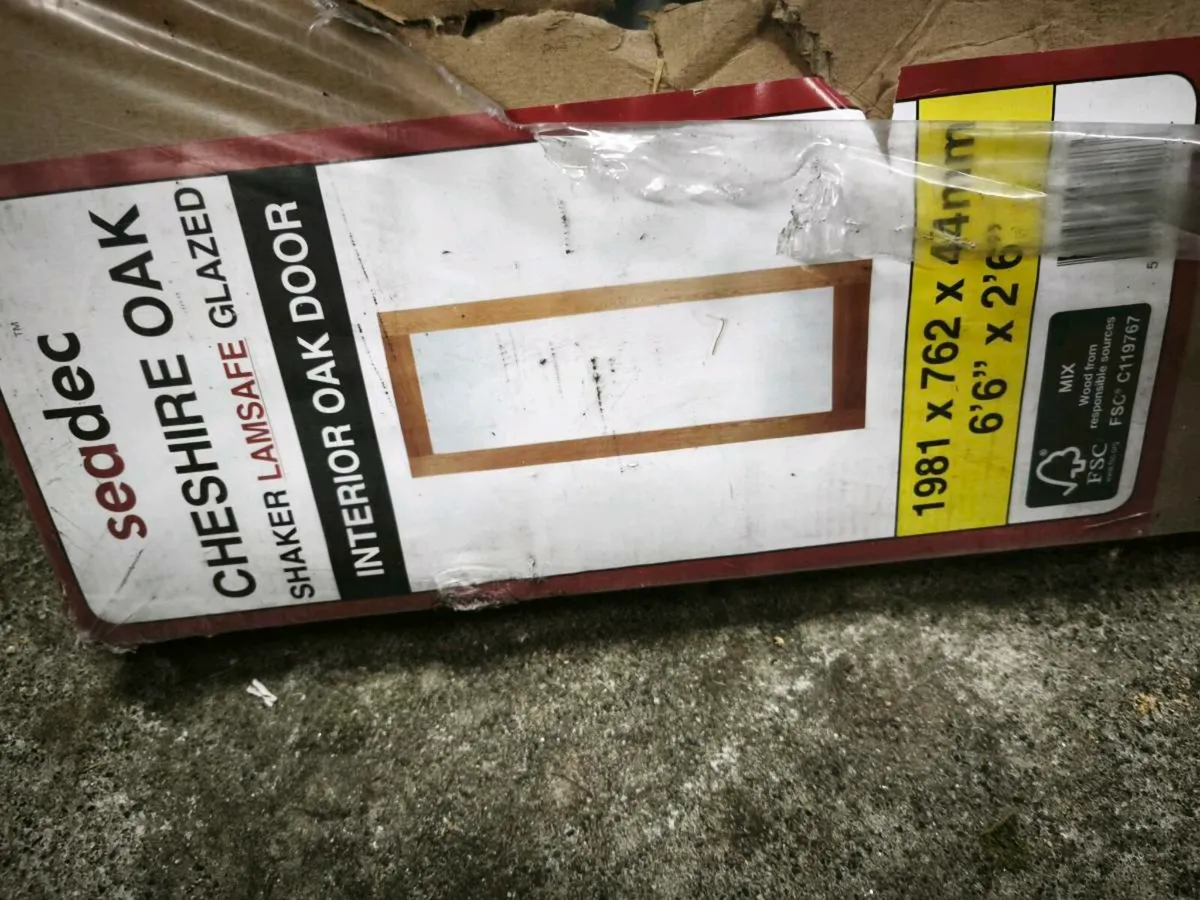 Interior oak door shaker lamsafe