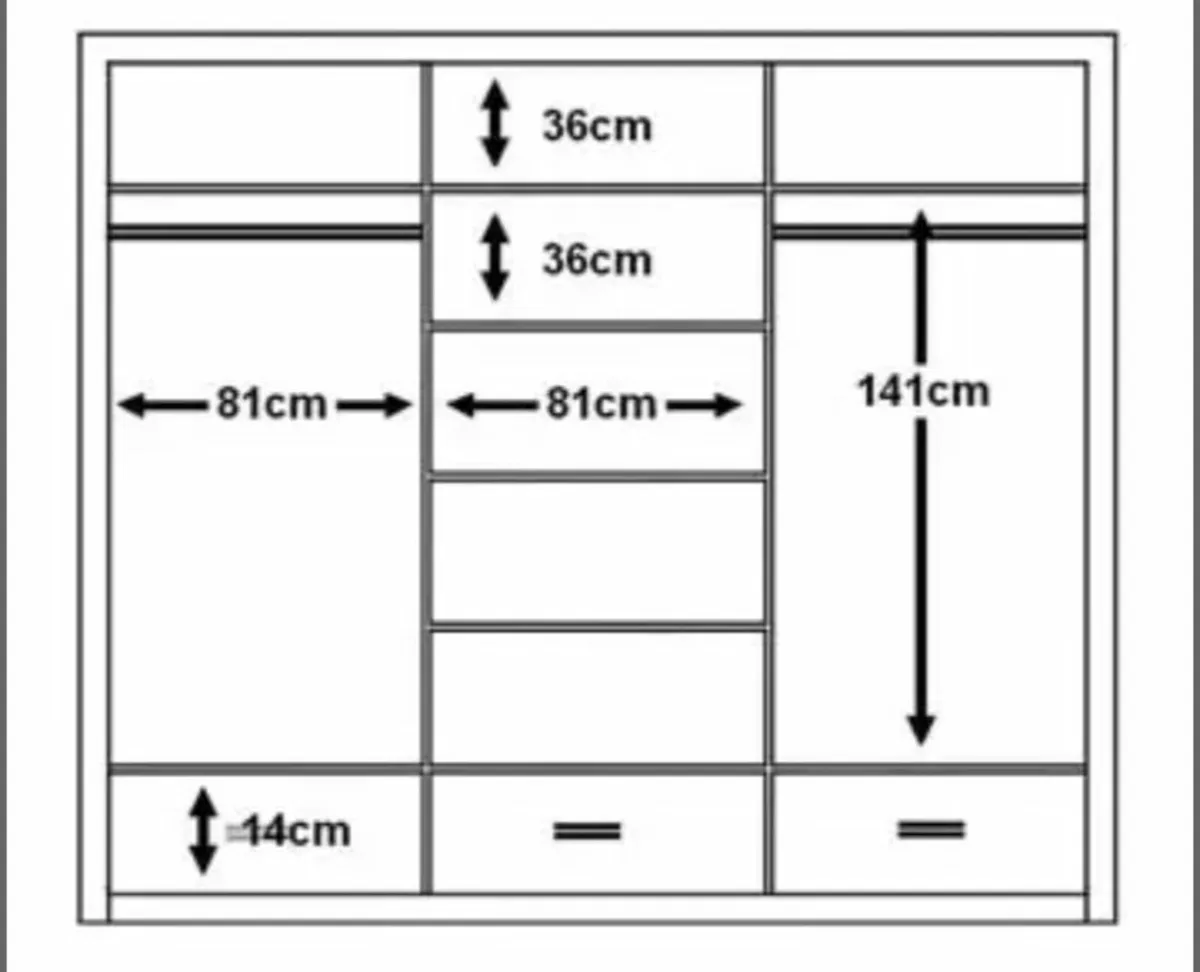 Alpha Sliderobe 2.5m – White. Free delivery 🚚 - Image 3