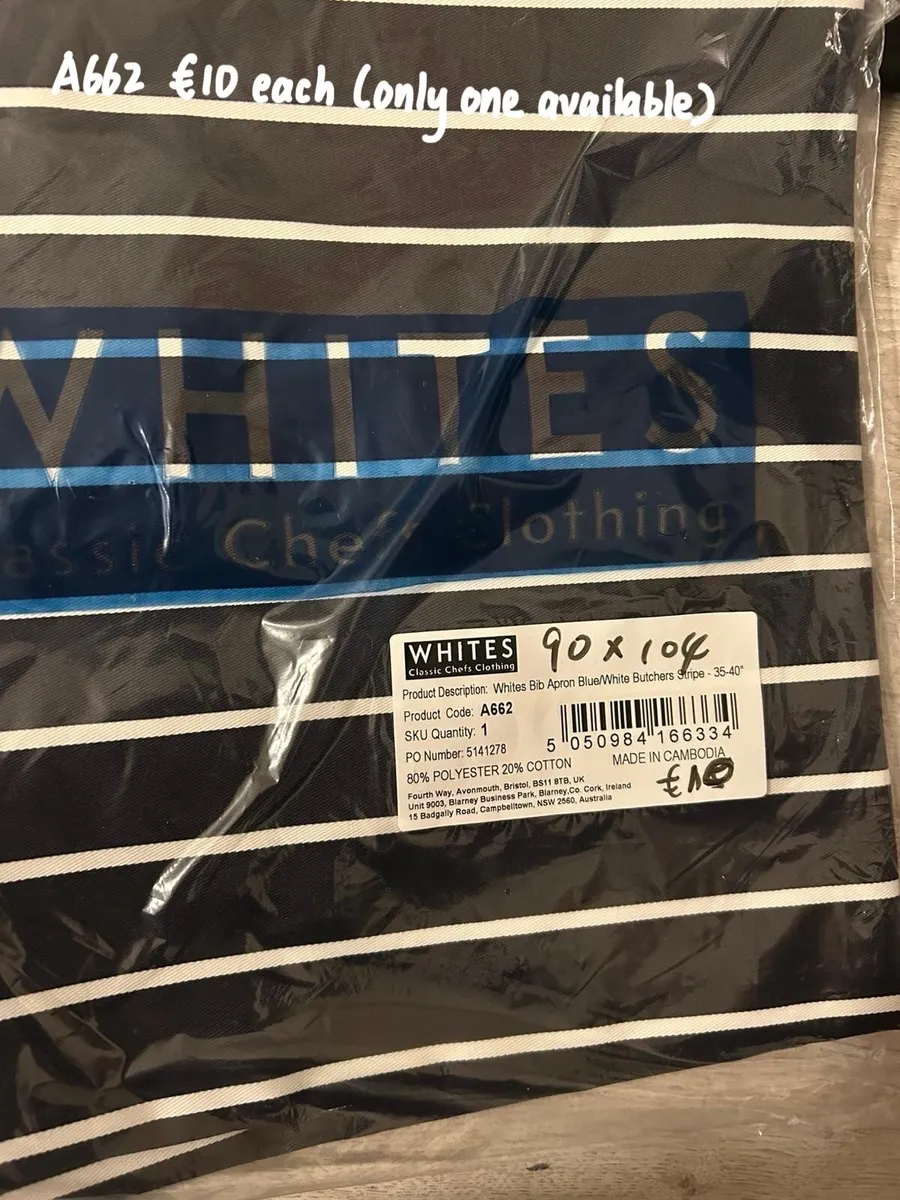 Brand New Chef Apron & Jackets - Image 4