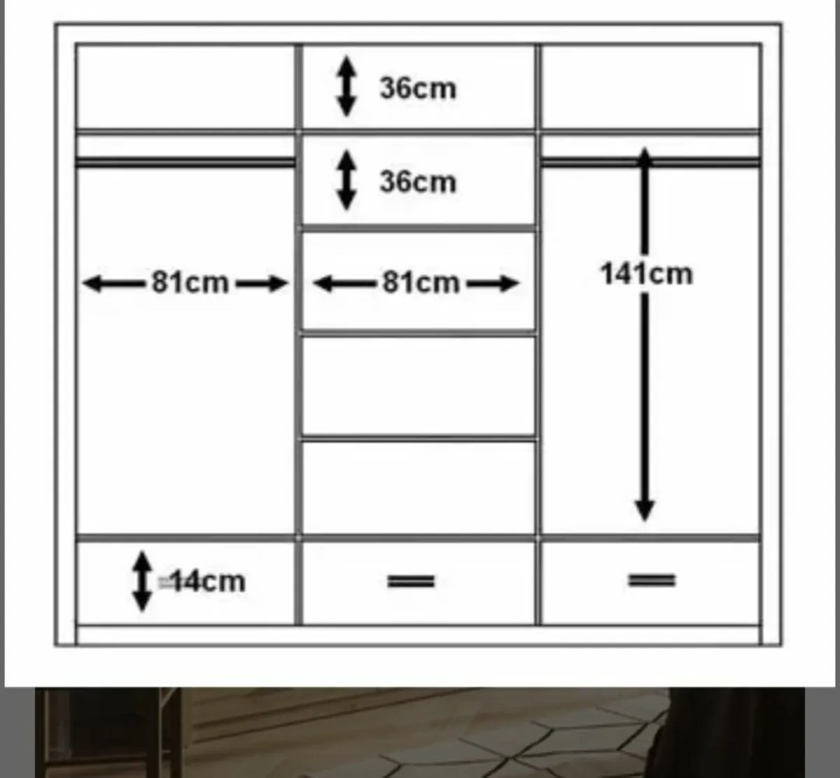 Alpha Sliderobe 2.5m – Oak Artisan free delivery - Image 2