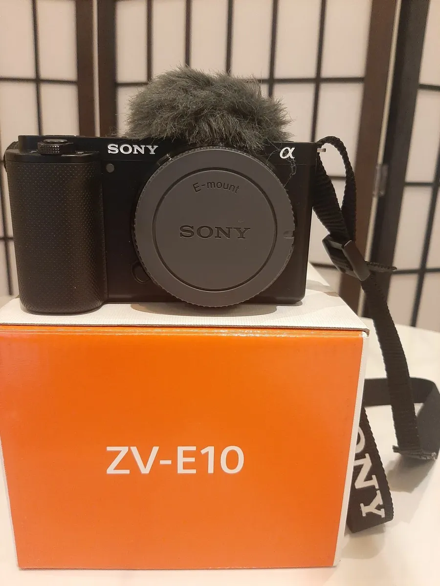 ZV- E10 camera+ 2 lenses ( FE 50mm/ E 21mm) - Image 2