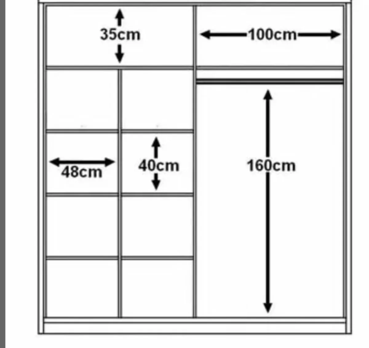 Boston Sliderobe 2.03m White. Free delivery 🚚 - Image 2