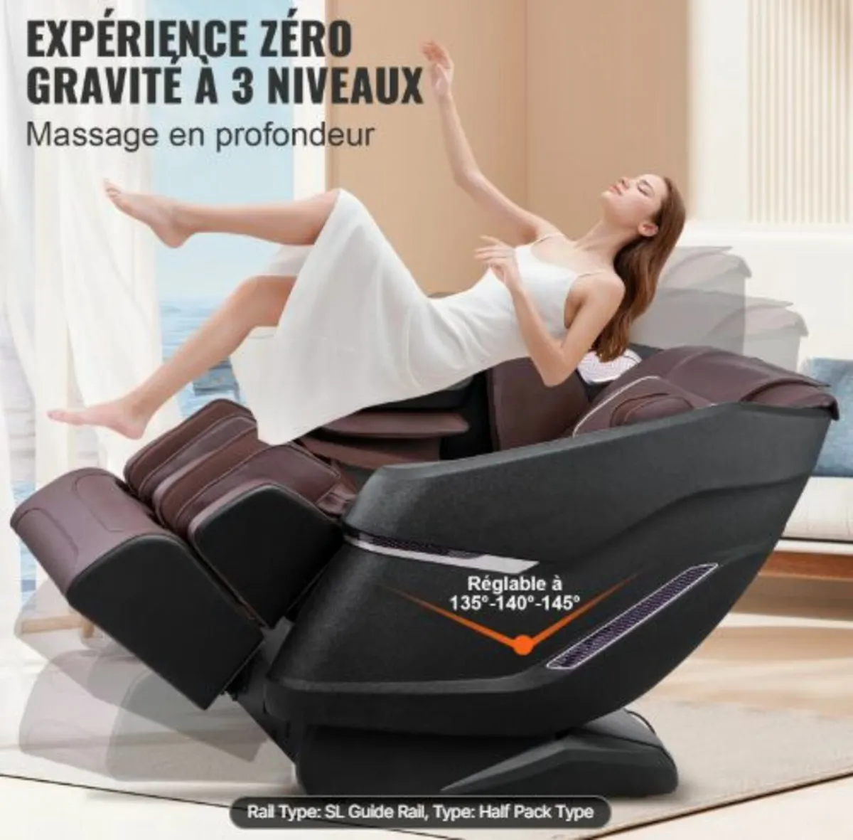Full Body Massage Chair, SL-Track Zero Gravity - Image 4