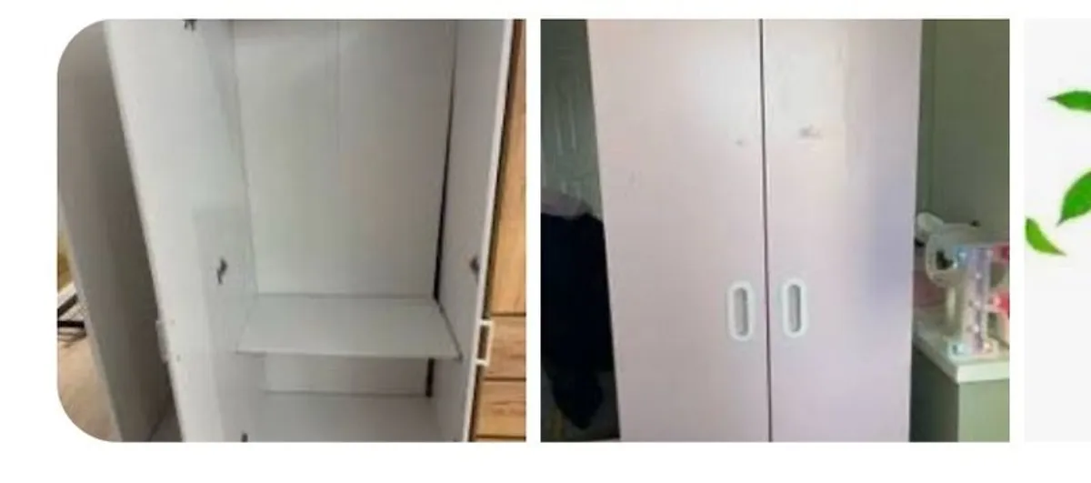 Short wardrobes, children's wardrobes, Kallax units, bookcases, book donations - Image 1