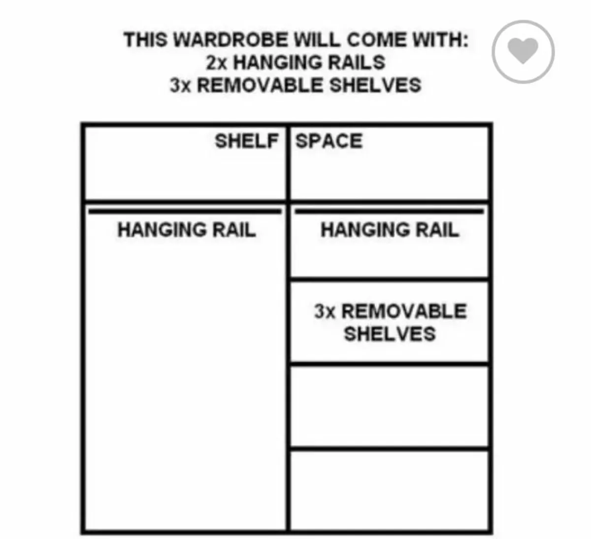 Cuba Sliderobe 1.81m Oak Shetland. Free delivery - Image 2