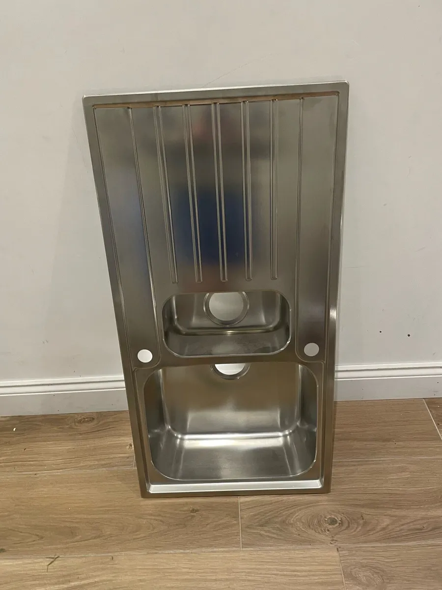 Double stainless steel sink - Image 3