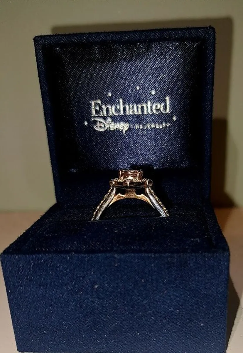 Zales enchanted disney morganite and diamond ring - Image 2