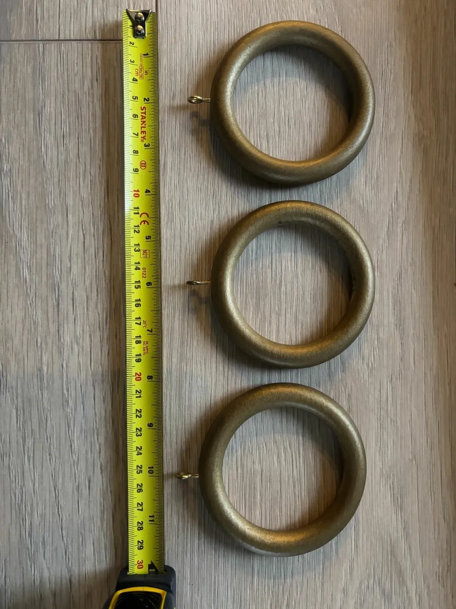 Vintage Laura Ashley reeded curtain poles - Image 4