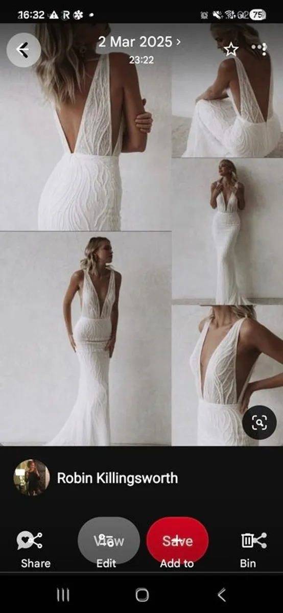 Made With Love Kendall, beaded wedding dress - Image 4