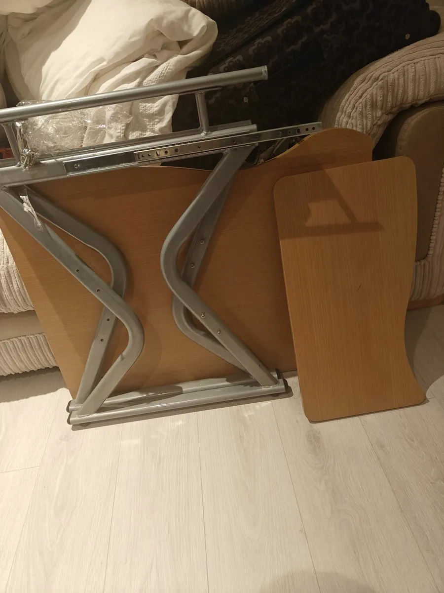 Office desk and 3 tier trolley - Image 3