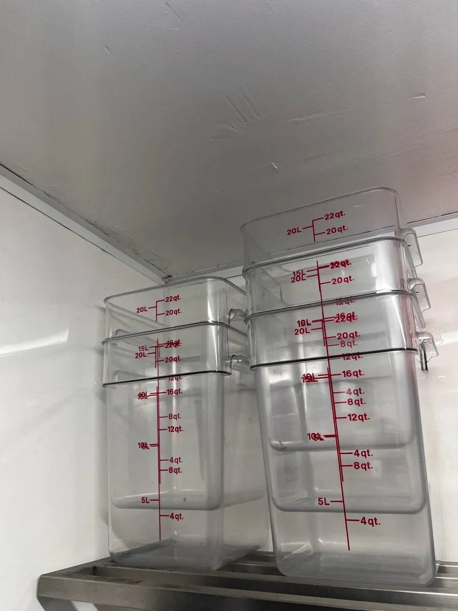 Food storage containers (can square) - Image 1