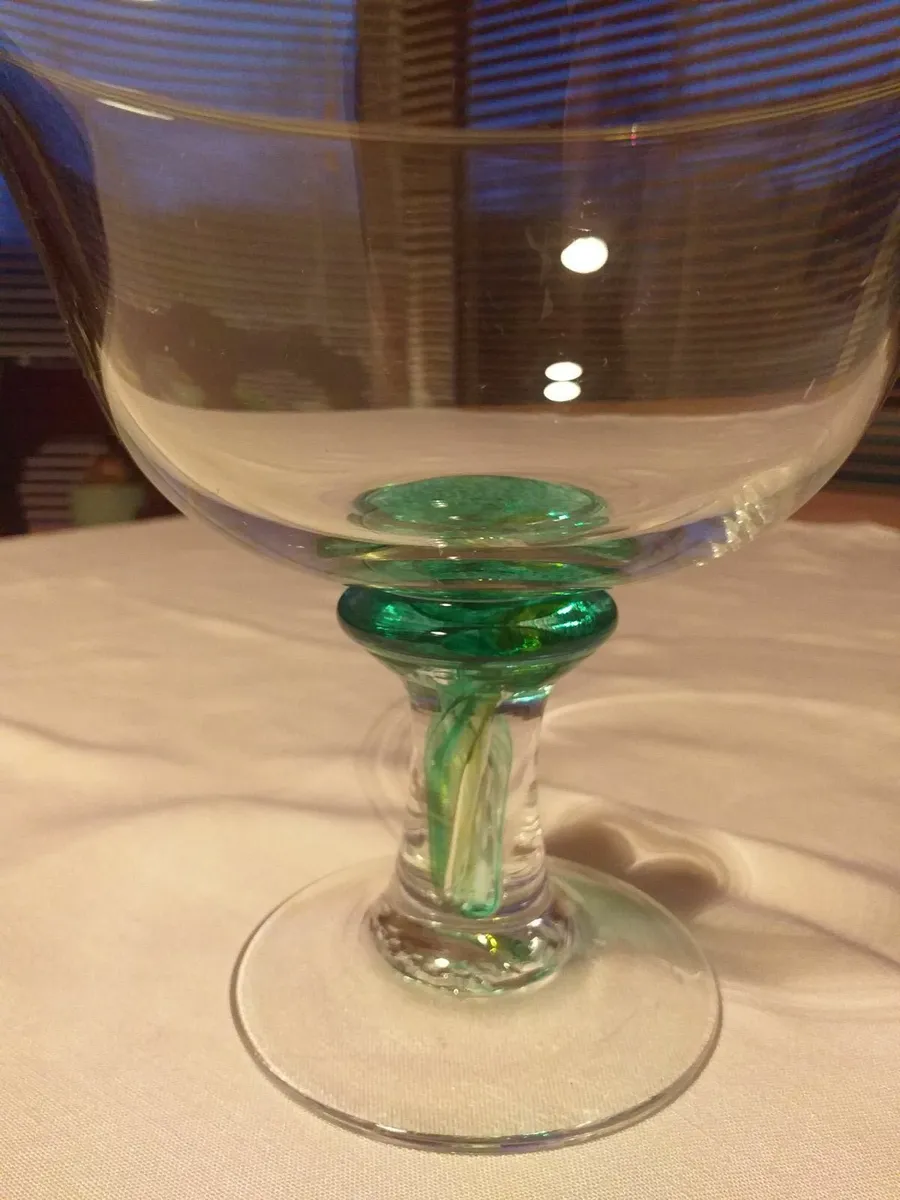 Jerpoint Glass Studio footed bowl - Image 2