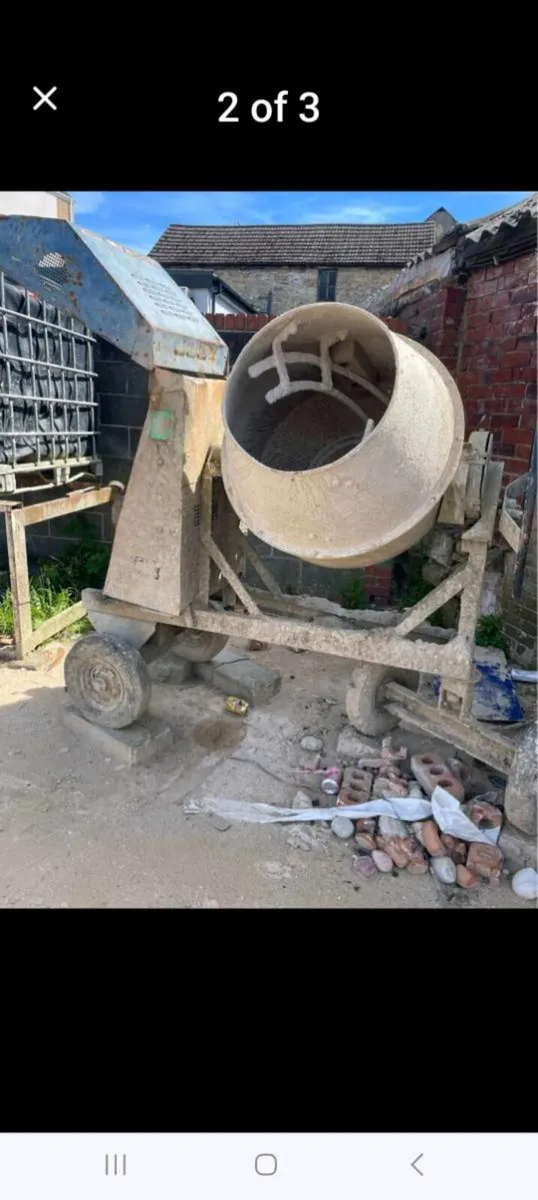 Various Cement mixers (Diesel) 2 x Tipping trailer - Image 2