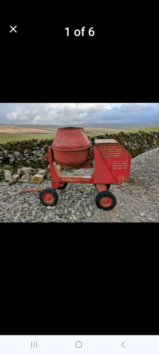 Various Cement mixers (Diesel) 2 x Tipping trailer - Image 4