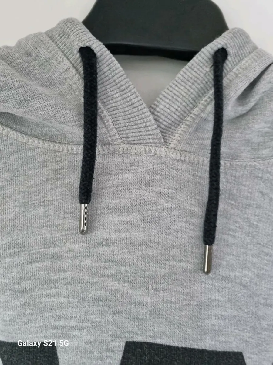 Ivy Park Grey Marl Cropped Hoodie - Size M - Image 3