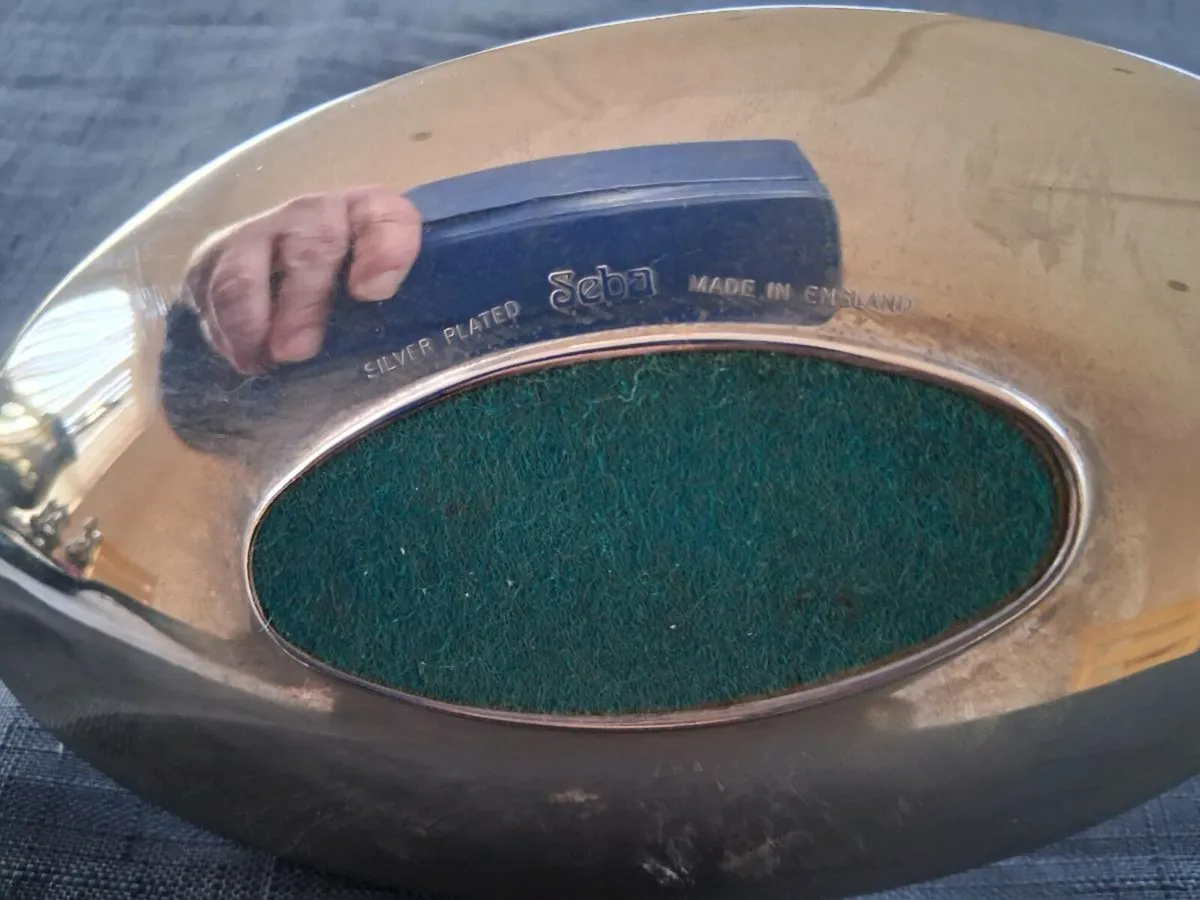 Seba Vintage Silver Plated Chamberstick Holder - Image 3