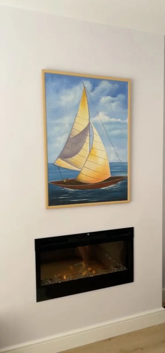 Wall-Mounted Electric Fireplace Dimplex Prism 34" - Image 1