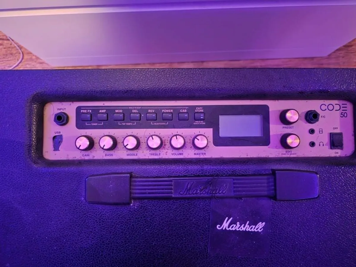 Marshall code50 guitar amplifier - Image 2