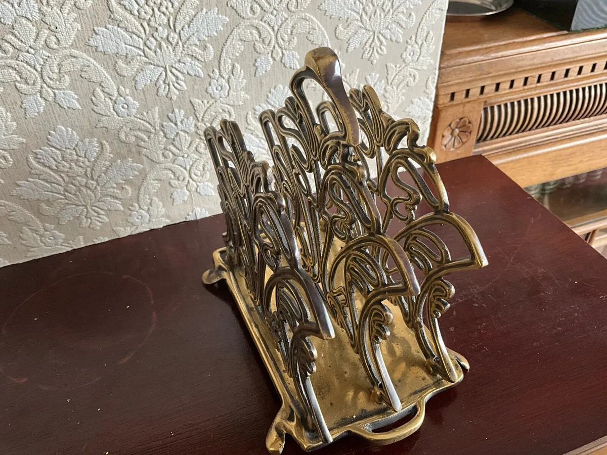 Vintage Brass Letter Holdef - Image 3