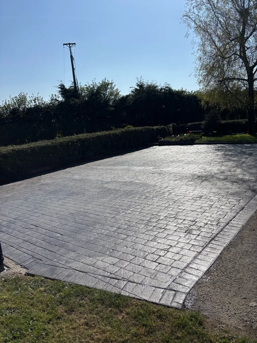 Imprinted concrete/concrete works - Image 3