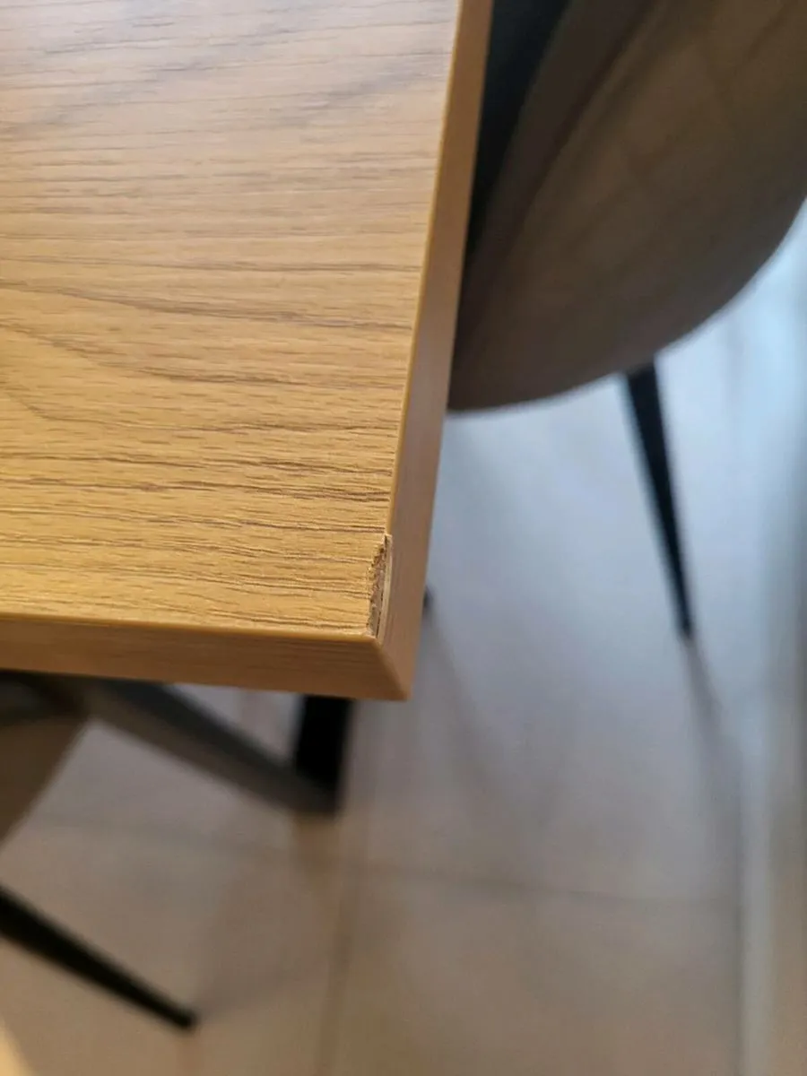 Jysk Aabenraa warm oak table 
1.6m
KOKKEDAL chair - Image 4