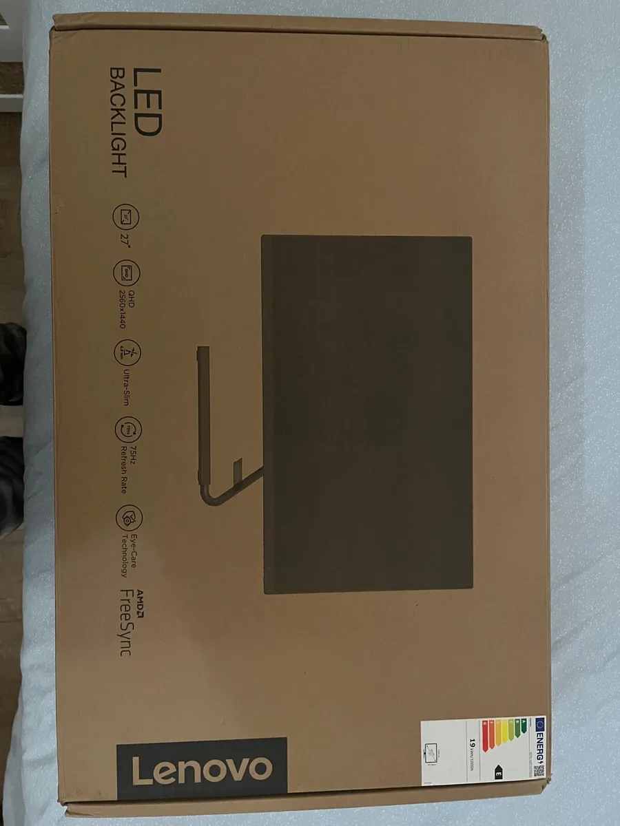 LED Lenovo Q27q-1L 27" 2K QHD Monitor IPS - Image 1