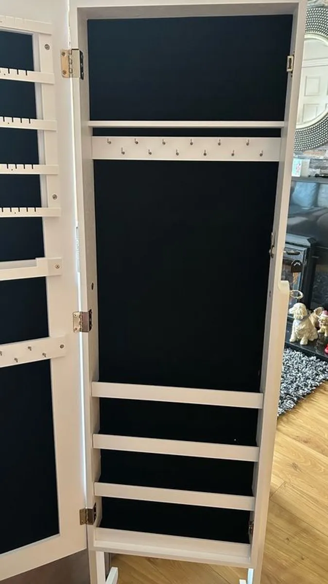 Full Length Mirror with Jewellery Storage - Image 3