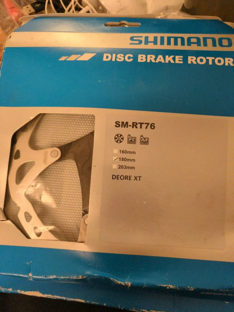 Disc brake rotor Shimano 180mm - Image 1