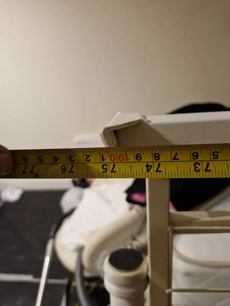 Metal Cream Bed Frame - Image 4