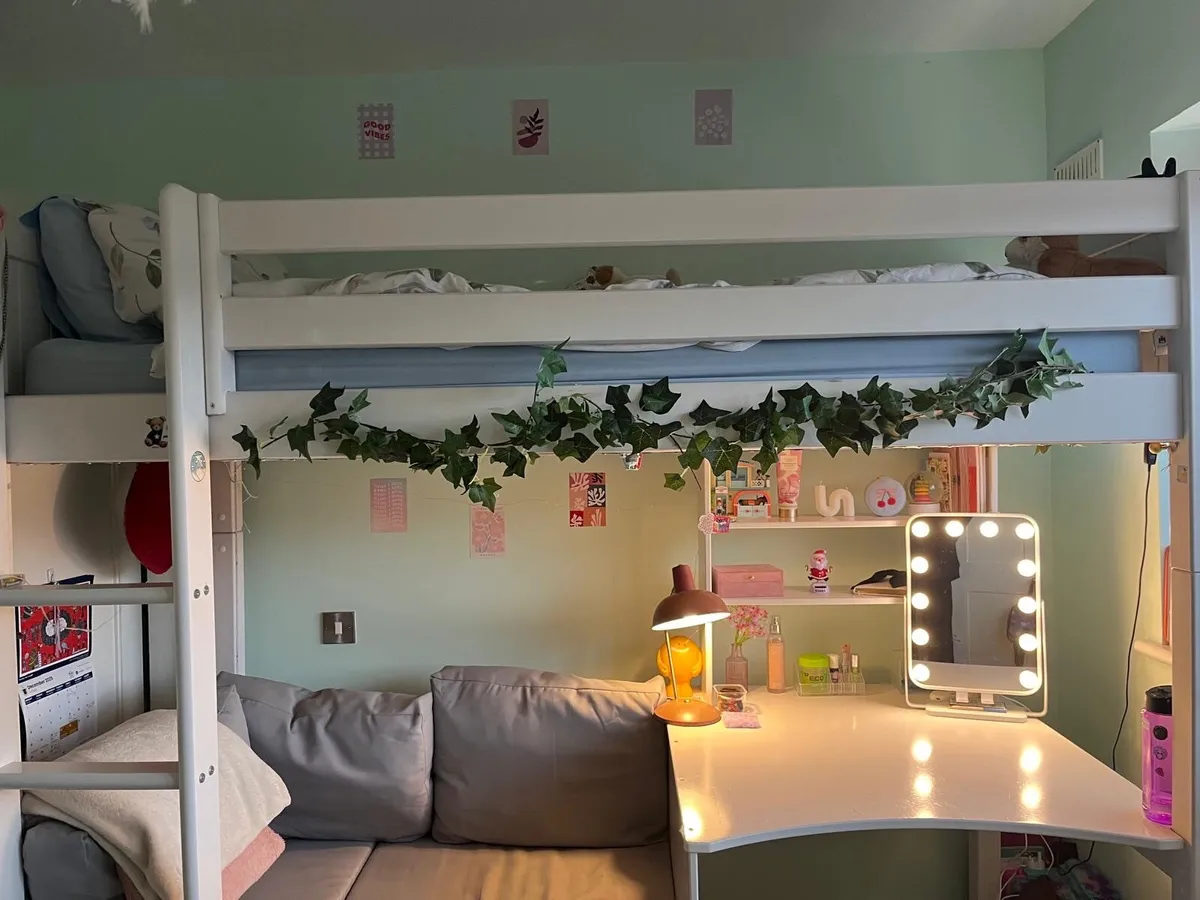 Flexa bunk bed with desk & sofa bed - Image 3