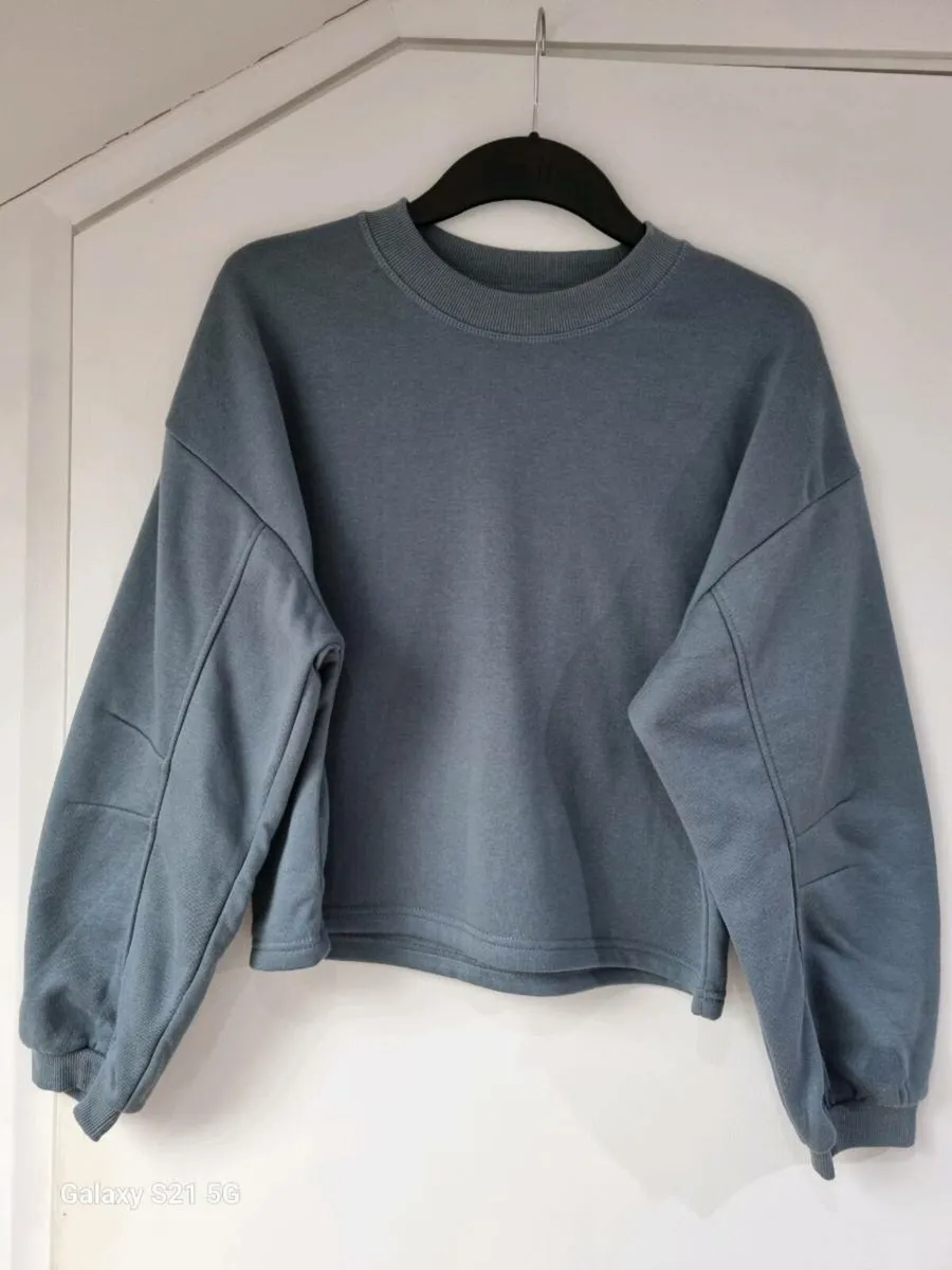 Ivy Park Light Pink Cropped Sweatshirt - Size Smal - Image 4