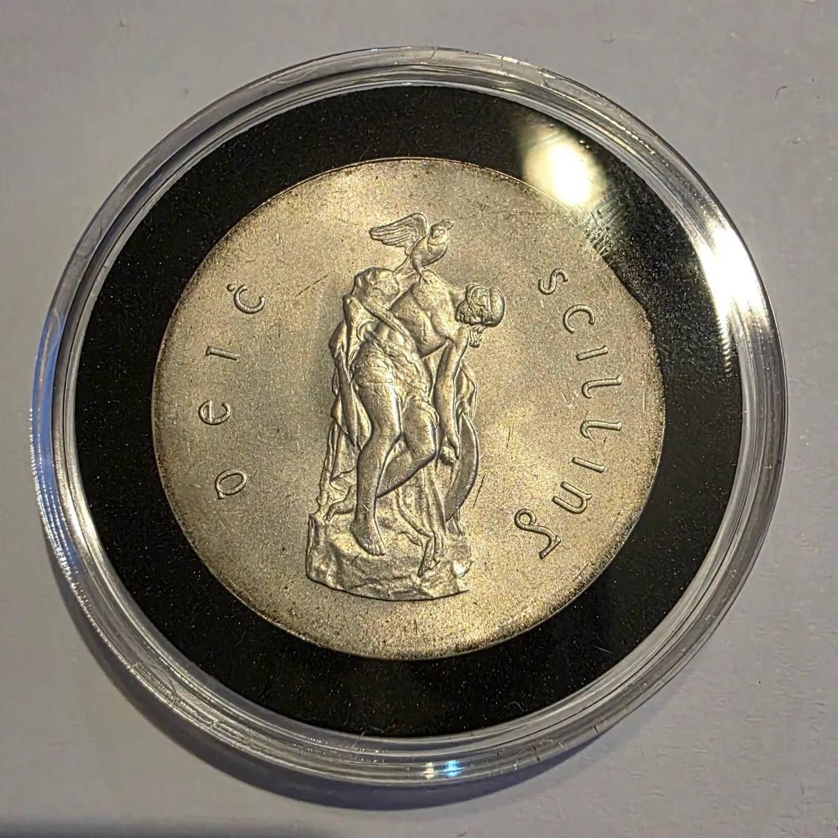 1966 commerative silver 10 shilling - Image 3