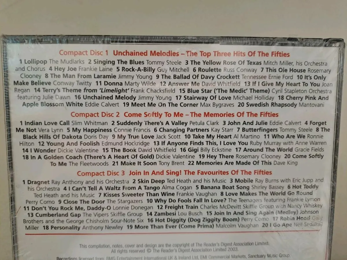 Sounds of the Fifties 3 CD Set - Image 4