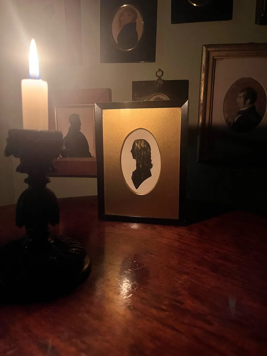 Antique Silhouette of Lady - Image 1